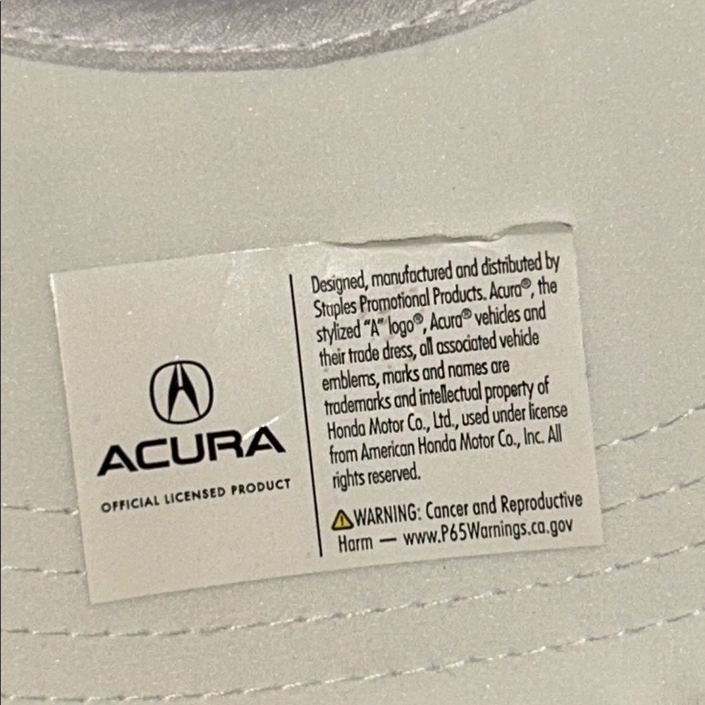 NEW Acura White Unisex Hat - Picture 3 of 7